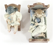 LLADRO PORCELAIN FIGURINES NO. 5717 & 5448