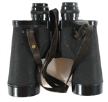 WWII ERA US M19 BINOCULARS WITH M44 LEATHER CASE