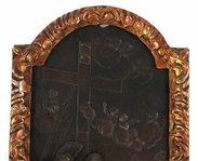 MOTHER MARY JESUS AT THE CROSS BRONZE PLAQUE
