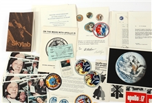 NASA MISSIONS SKYLAB ASTP & APOLLO DOCUMENTS & EPHEMERA