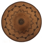 APACHE WOVEN COILED BASKET BOWL