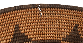 APACHE WOVEN COILED BASKET BOWL