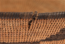APACHE WOVEN COILED BASKET BOWL