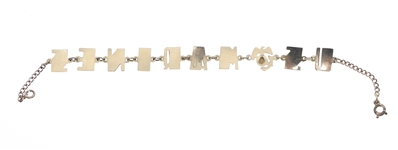 10K YELLOW GOLD UNITED STATES MARINES BRACELET