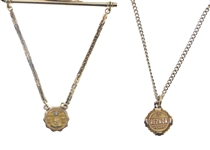 10K GOLD & GOLD FILLED EMPLOYEE SERVICE TIE CLIPS
