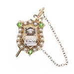 14K YELLOW GOLD PHI DELTA THETA FRATERNITY PIN