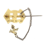 10K YELLOW GOLD ALPHA DELTA KAPPA SORORITY PIN