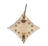 10K YELLOW GOLD ALPHA SIGMA ALPHA SORORITY PIN