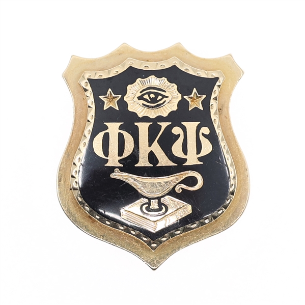 14K YELLOW GOLD PHI KAPPA PSI FRATERNITY PIN