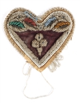 NATIVE AMERICAN BEADED HEART WHIMSY 