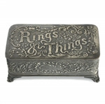 PAIRPOINT "RINGS & THINGS" QUADRUPLE PLATE JEWELRY BOX