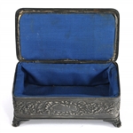 PAIRPOINT RINGS & THINGS QUADRUPLE PLATE JEWELRY BOX