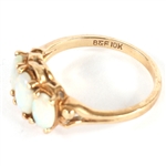 10K YELLOW GOLD OPAL FASHION RING