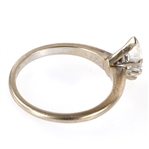 14K WHITE GOLD 0.85 CT MARQUISE DIAMOND WEDDING SET