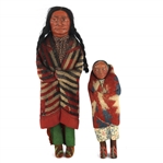 SKOOKUM DOLLS - LOT OF 2