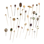COSTUME & GOLD FILLED STICK HAT PINS
