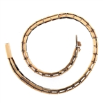 14K YELLOW GOLD DIAMOND FASHION BRACELET