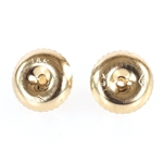 14K YELLOW GOLD 0.72 CTW DIAMOND SOLITAIRE EARRINGS