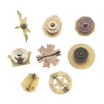 10K YELLOW GOLD ENAMEL EMPLOYEE SERVICE PINS