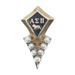 10K YELLOW GOLD ALPHA EPSILON PI AEPi FRATERNITY PIN
