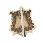 14K YELLOW GOLD ZETA TAU ALPHA SORORITY FRATERNAL PIN
