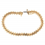 14K YELLOW GOLD 1.76 CTW DIAMOND BRACELET