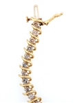 14K YELLOW GOLD 1.76 CTW DIAMOND BRACELET