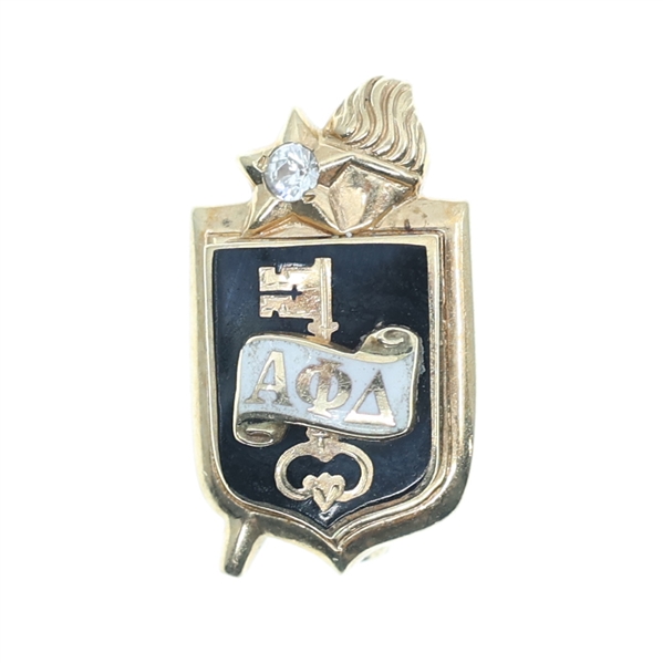 10K YELLOW GOLD ALPHA PHI DELTA FRATERNITY PIN