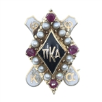 14K YELLOW GOLD PI KAPPA ALPHA FRATERNITY PIN
