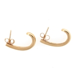 14K YELLOW GOLD 0.40 CTW DIAMOND CUFF EARRINGS