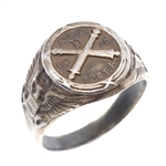 1919 AMERICAN EXPEDITIONARY FORCES STERLING SILVER RING