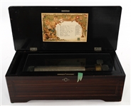 1890s MERMOD FRERES SWISS CYLINDER MUSIC BOX PLAYER