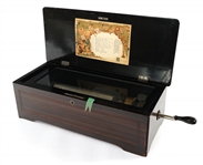 1890s MERMOD FRERES SWISS CYLINDER MUSIC BOX PLAYER