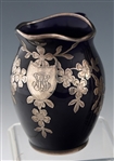COBALT PORCELAIN SILVER OVERLAY ITEMS - LENOX & MORE