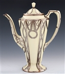 PORCELAIN SILVER OVERLAY TEA SERVICE ITEMS LENOX & MORE