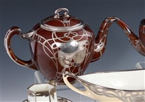 PORCELAIN STERLING SILVER OVERLAY ITEMS - LENOX & MORE