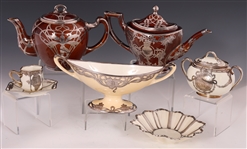 PORCELAIN STERLING SILVER OVERLAY ITEMS - LENOX & MORE