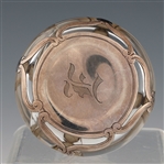 GORHAM STERLING SILVER OVERLAY GLASS LIDDED DECANTER
