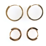 9K YELLOW GOLD EARRINGS & BRACELET