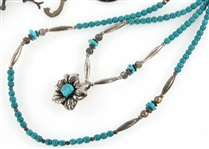 STERLING SILVER TURQUOISE JEWELRY 