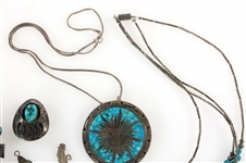 STERLING SILVER TURQUOISE JEWELRY 