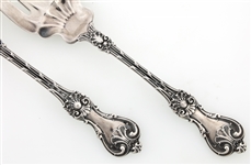 STERLING SILVER WHITING KING EDWARD SALAD SERVING SET