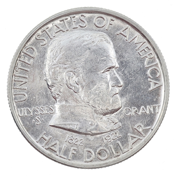 1922 US SILVER GRANT COMMEMORATIVE HALF DOLLAR COIN