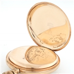 MEN'S ELGIN G.M. WHEELER GOLD FILLED CASE POCKET WATCH