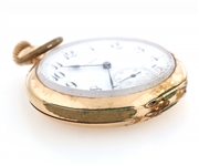 MEN'S ELGIN G.M. WHEELER GOLD FILLED CASE POCKET WATCH