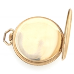 MEN'S HAMILTON GOLD FILLED CASE POCKET WATCH