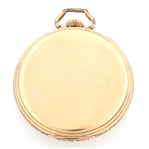 MEN'S HAMILTON GOLD FILLED CASE POCKET WATCH