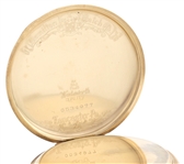 MEN'S HAMILTON GOLD FILLED CASE POCKET WATCH