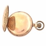 MEN'S ELGIN GOLD FILLED HUNTER'S CASE POCKET WATCH