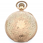 MEN'S ELGIN GOLD FILLED HUNTER'S CASE POCKET WATCH